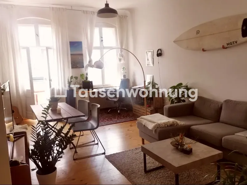 Tauschwohnung: Lichtdurchflutete 2-Z mit Südbalkon - Suche 2-Z mit Balkon — photo 1